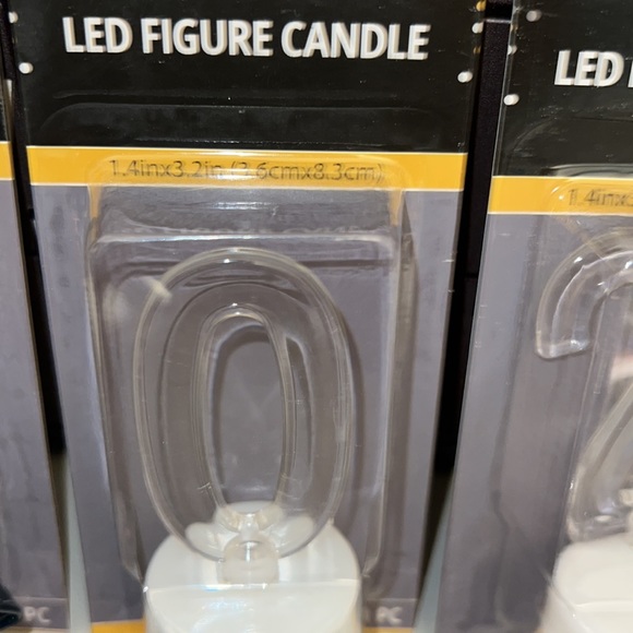 New 4PCs 2-0-2-3 LED Figure Candles - Picture 5 of 9